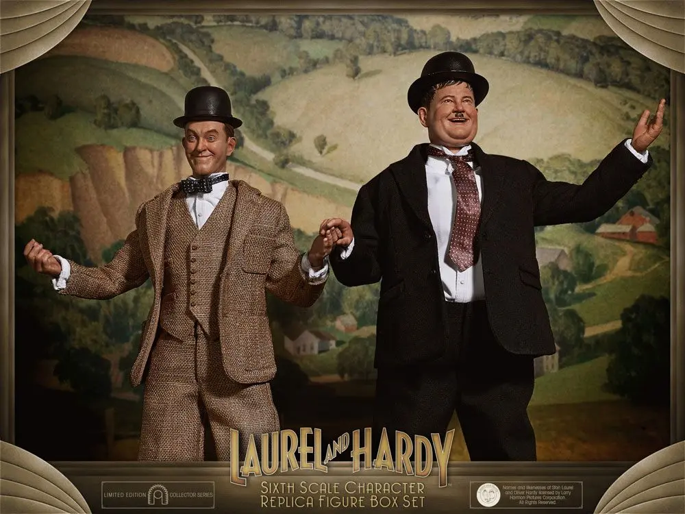 Laurel &amp; Hardy 1/6 Classic Suits Limitált kiadású akciófigurák 30-33 cm termékfotó