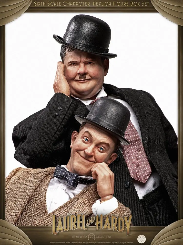 Laurel &amp; Hardy 1/6 Classic Suits Limitált kiadású akciófigurák 30-33 cm termékfotó