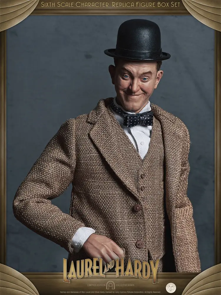 Laurel &amp; Hardy 1/6 Classic Suits Limitált kiadású akciófigurák 30-33 cm termékfotó