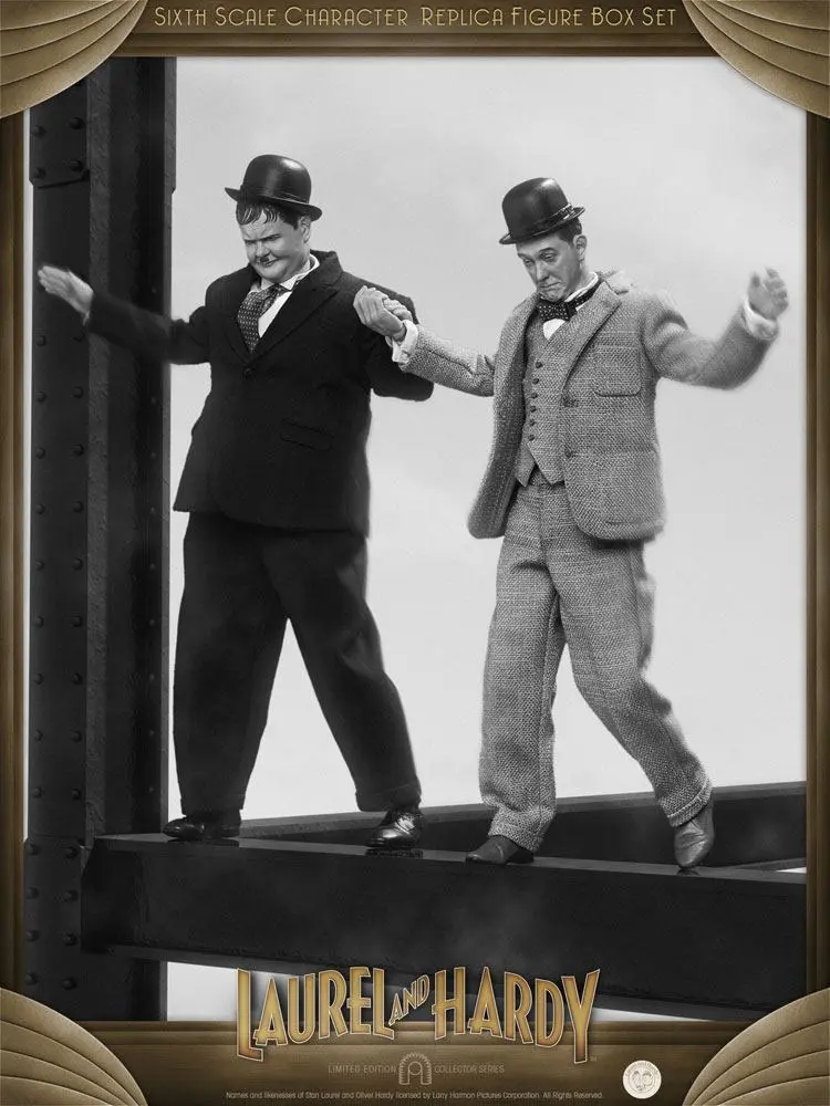 Laurel &amp; Hardy 1/6 Classic Suits Limitált kiadású akciófigurák 30-33 cm termékfotó