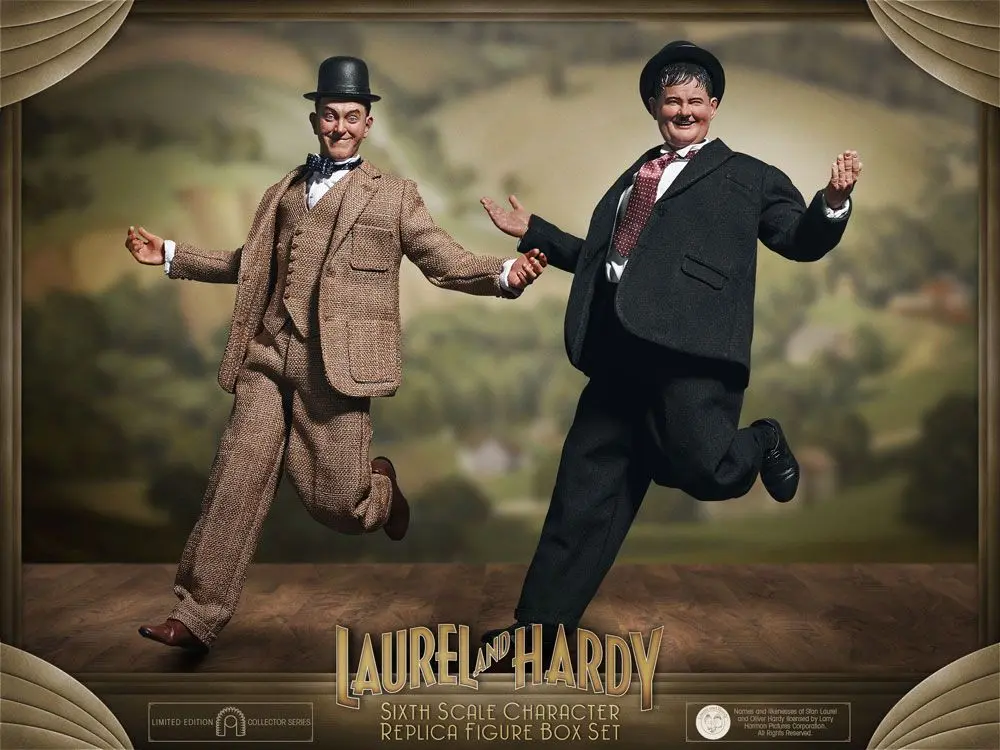 Laurel &amp; Hardy 1/6 Classic Suits Limitált kiadású akciófigurák 30-33 cm termékfotó