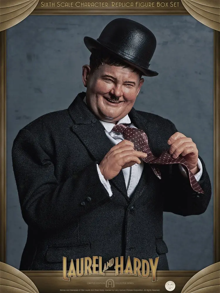 Laurel &amp; Hardy 1/6 Classic Suits Limitált kiadású akciófigurák 30-33 cm termékfotó