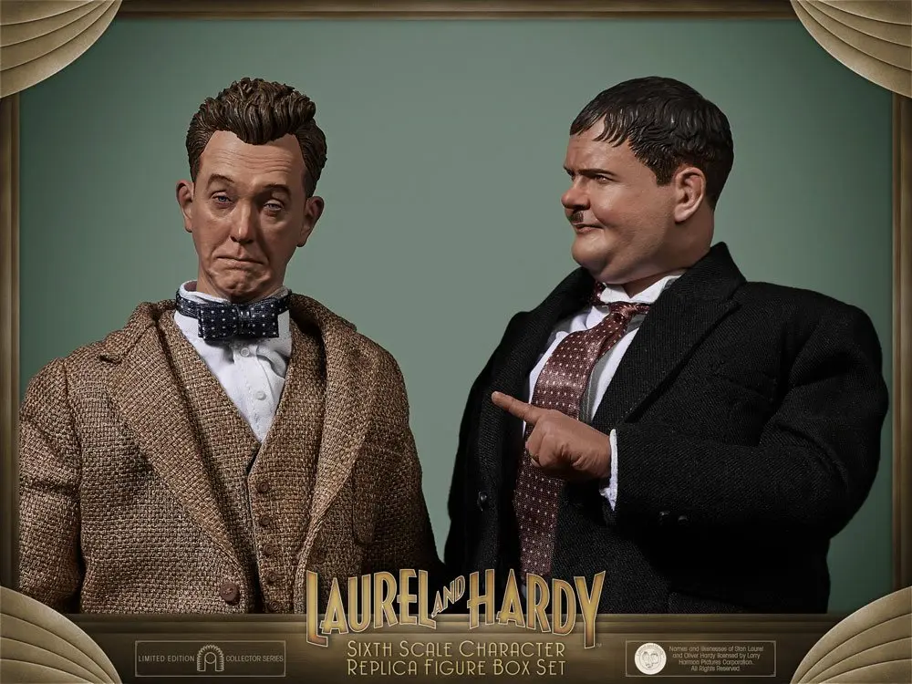 Laurel &amp; Hardy 1/6 Classic Suits Limitált kiadású akciófigurák 30-33 cm termékfotó