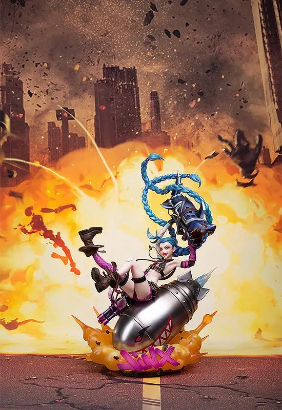 League of Legends 1/7 Jinx PVC szobor figura 24 cm termékfotó