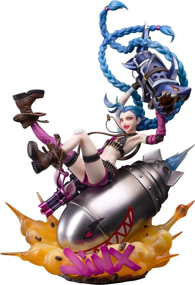 League of Legends 1/7 Jinx PVC szobor figura 24 cm termékfotó