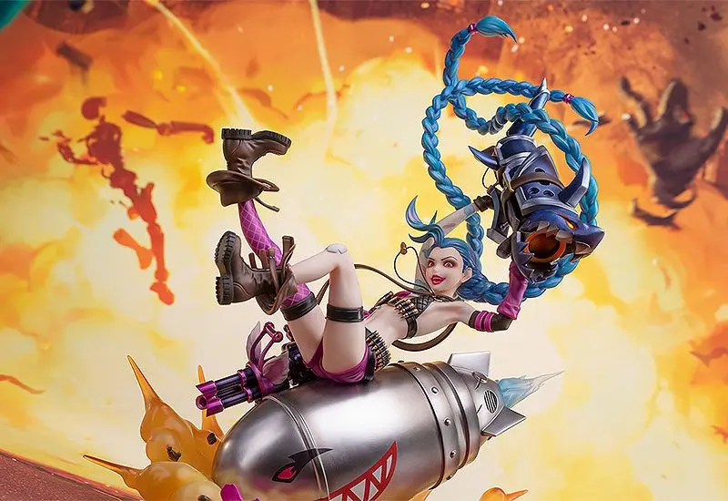 League of Legends 1/7 Jinx PVC szobor figura 24 cm termékfotó