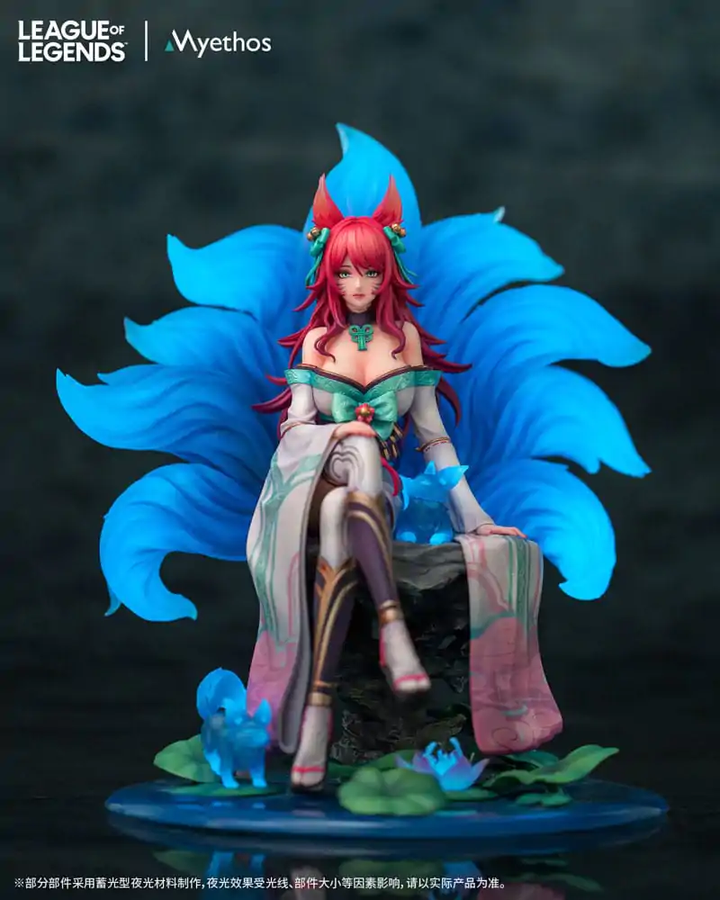 League of Legends 1/7 Spirit Blossom Ahri PVC szobor figura 27 cm termékfotó
