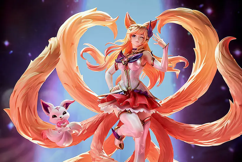 League of Legends 1/7 Star Guardian Ahri PVC szobor figura 37 cm termékfotó