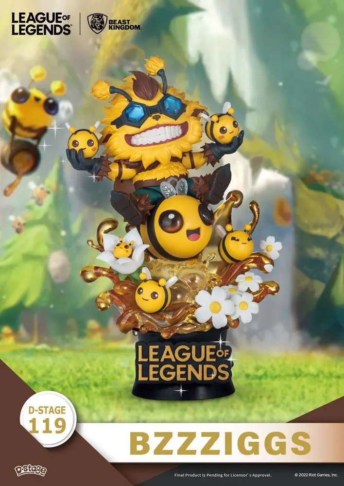 League of Legends D-Stage Beemo & BZZZiggs PVC Diorama csomag 15 cm termékfotó