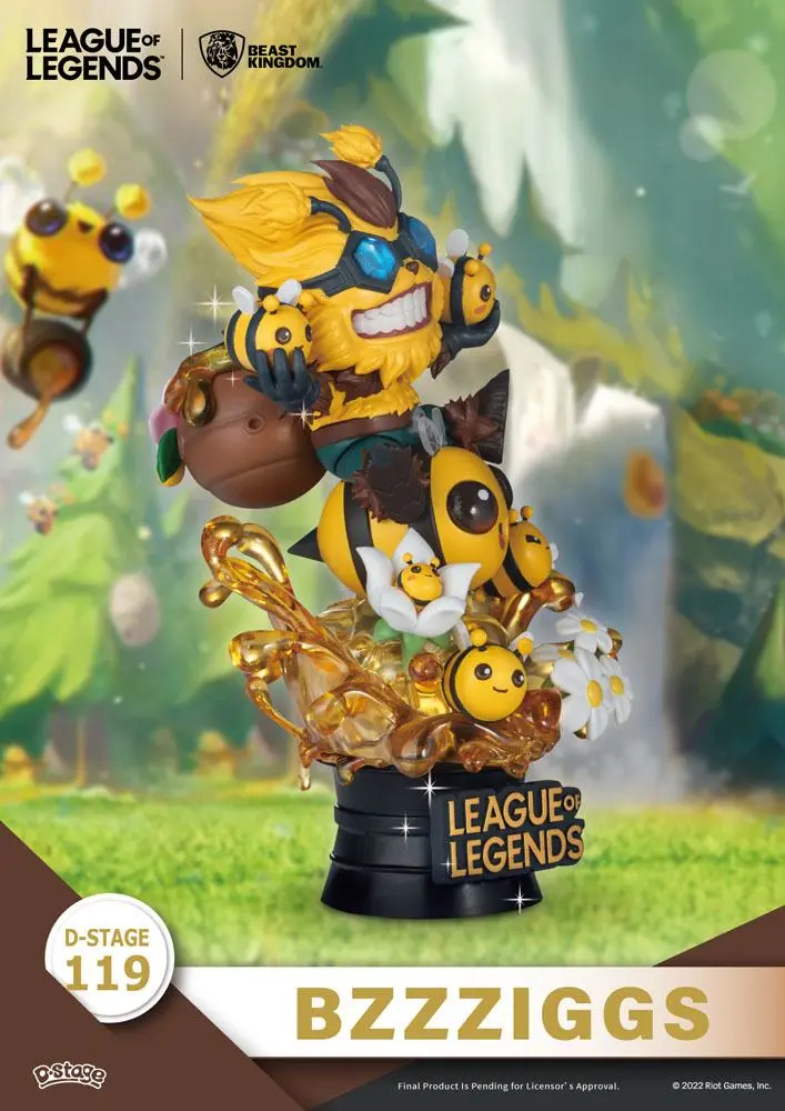 League of Legends D-Stage Beemo & BZZZiggs PVC Diorama csomag 15 cm termékfotó