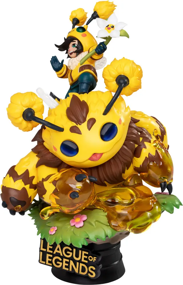 League of Legends D-Stage  Nunu &amp; Beelump &amp; Heimerstinger PVC Diorama szobor figura 16 cm termékfotó