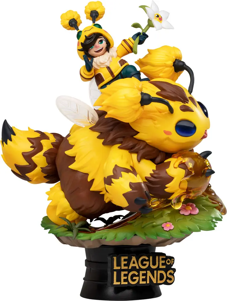 League of Legends D-Stage  Nunu &amp; Beelump &amp; Heimerstinger PVC Diorama szobor figura 16 cm termékfotó