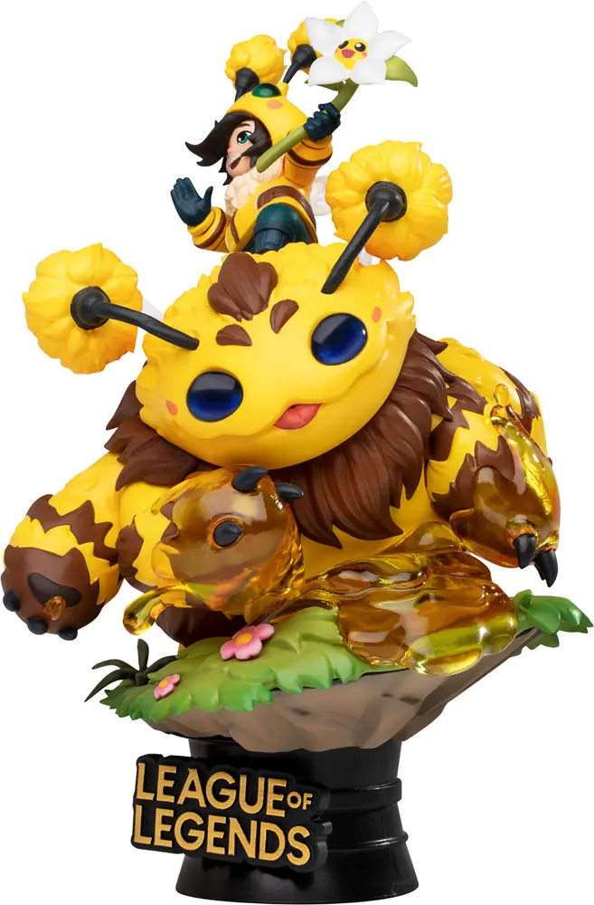 League of Legends D-Stage  Nunu &amp; Beelump &amp; Heimerstinger PVC Diorama szobor figura 16 cm termékfotó