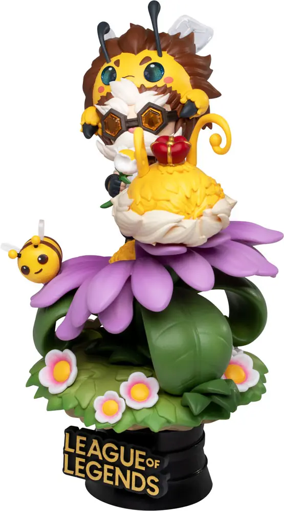 League of Legends D-Stage  Nunu &amp; Beelump &amp; Heimerstinger PVC Diorama szobor figura 16 cm termékfotó
