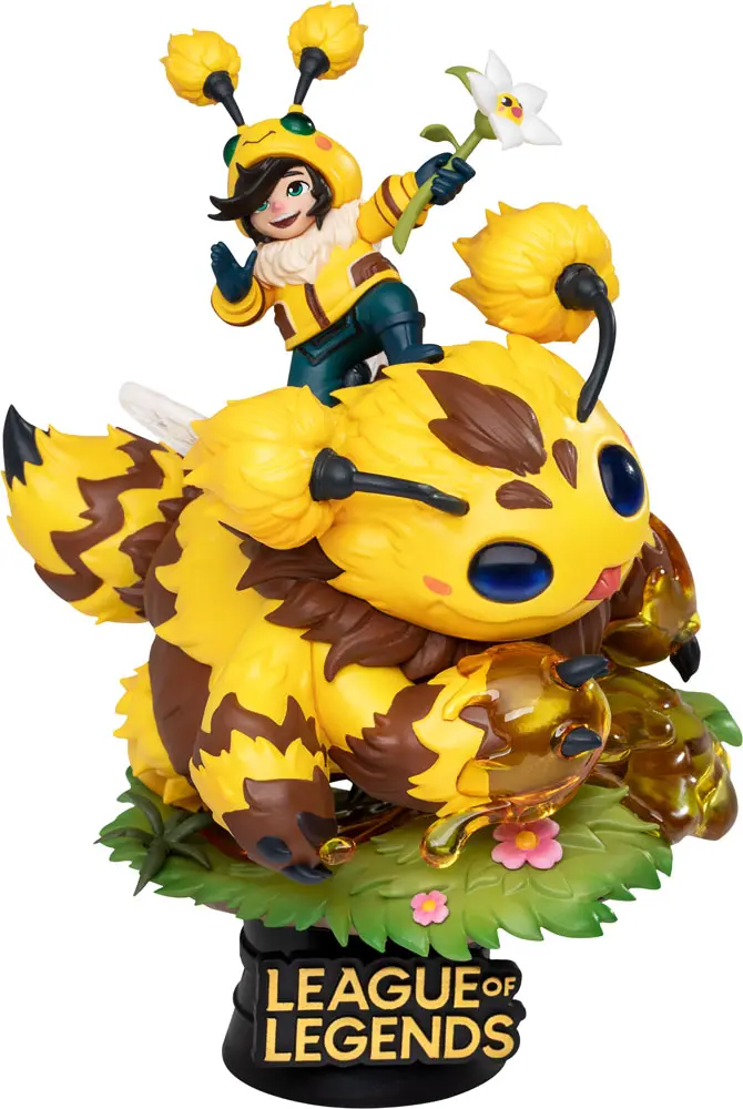 League of Legends D-Stage  Nunu &amp; Beelump &amp; Heimerstinger PVC Diorama szobor figura 16 cm termékfotó