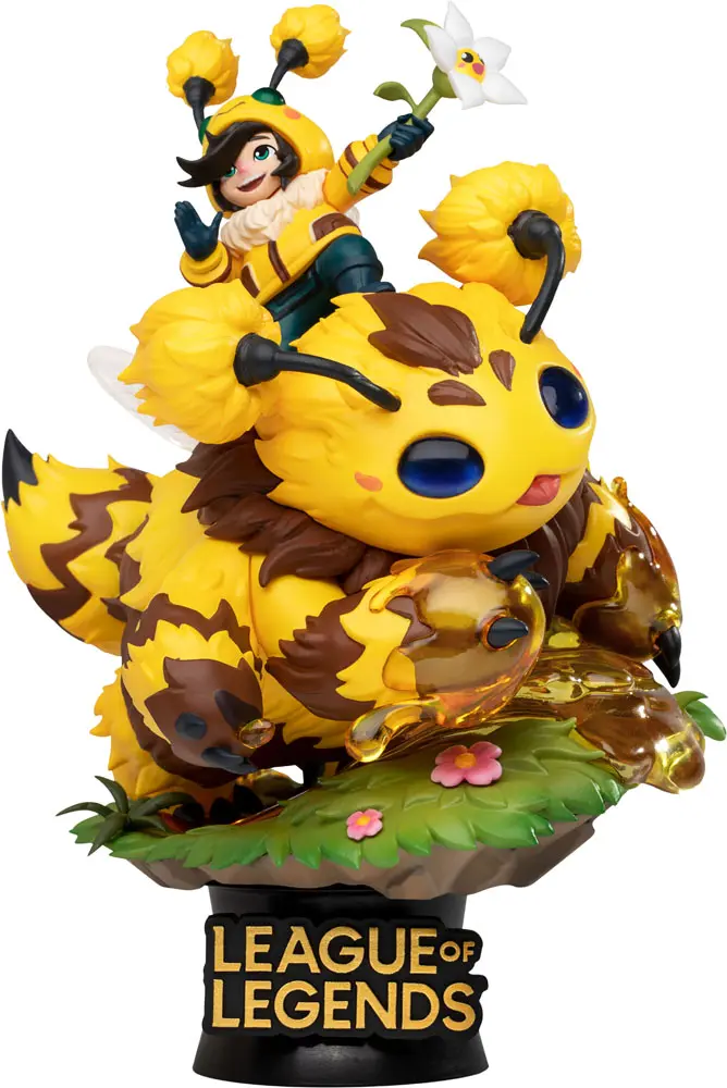 League of Legends D-Stage  Nunu &amp; Beelump &amp; Heimerstinger PVC Diorama szobor figura 16 cm termékfotó