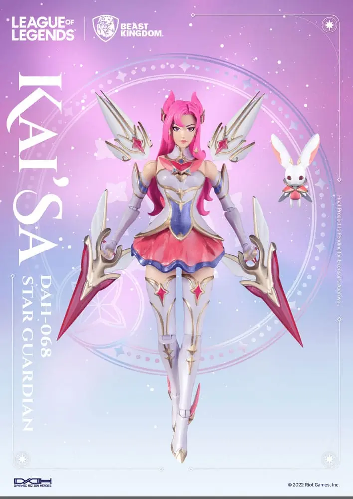 League of Legends Dynamic 8ction Heroes Action Figure 1/9 Star Guardian Kai'Sa 19 cm termékfotó