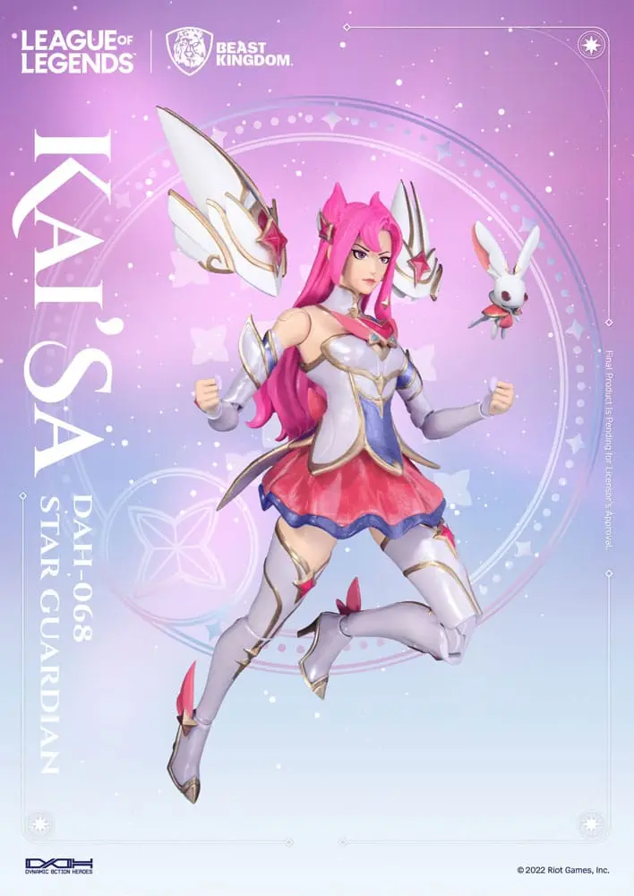 League of Legends Dynamic 8ction Heroes Action Figure 1/9 Star Guardian Kai'Sa 19 cm termékfotó