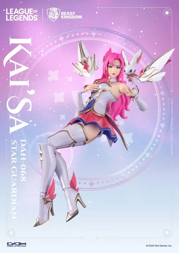 League of Legends Dynamic 8ction Heroes Action Figure 1/9 Star Guardian Kai'Sa 19 cm termékfotó