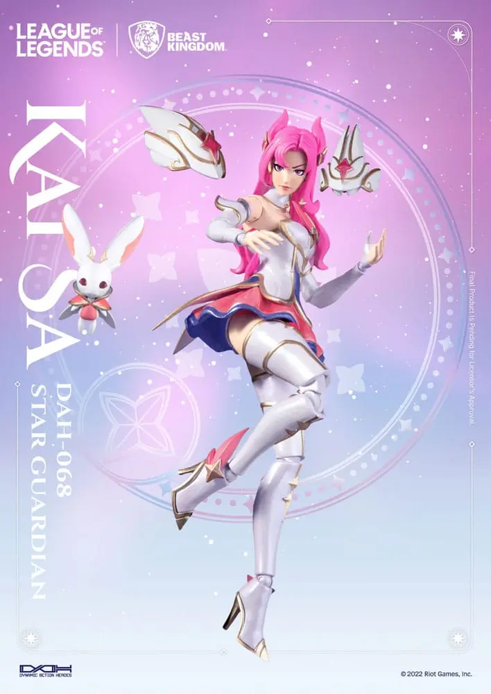 League of Legends Dynamic 8ction Heroes Action Figure 1/9 Star Guardian Kai'Sa 19 cm termékfotó