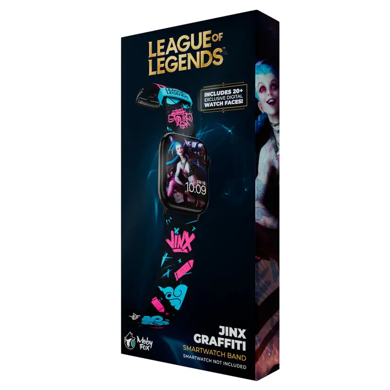 League of Legends Jinx Graffiti óraszíj okosórákhoz termékfotó