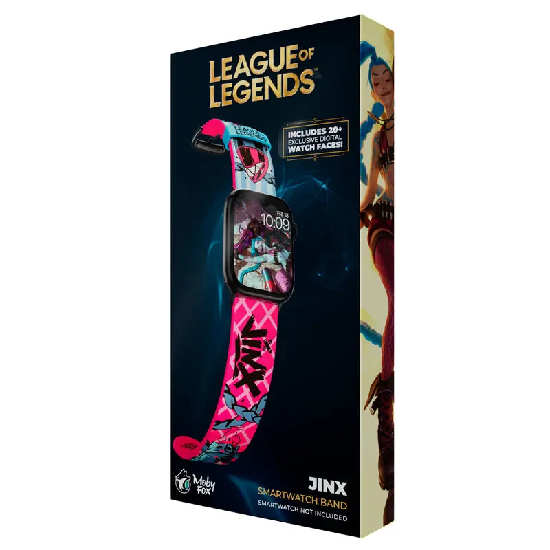 League of Legends Jinx óraszíj okosórákhoz termékfotó