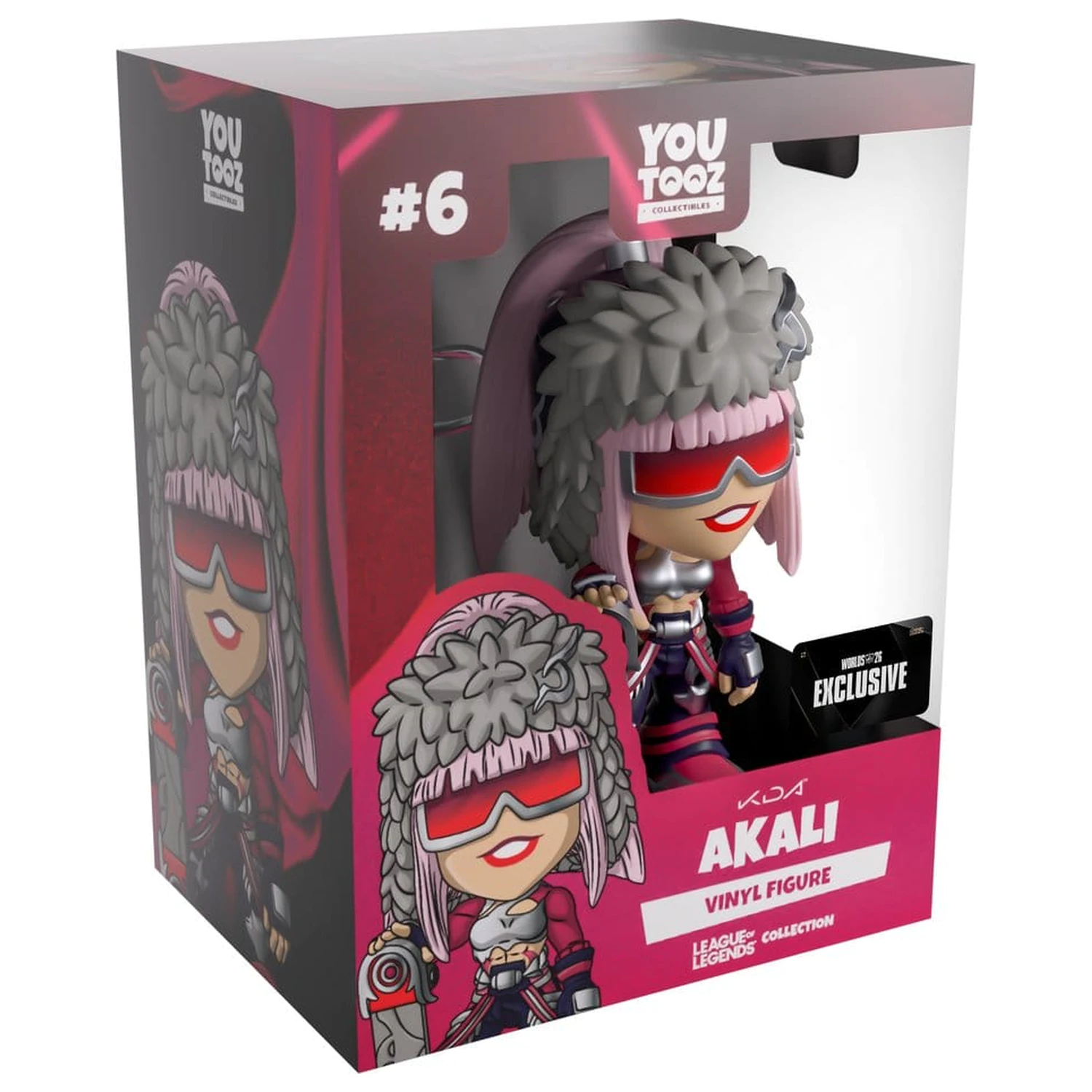 League of Legends K/DA Vinyl figura Akali 12 cm termékfotó