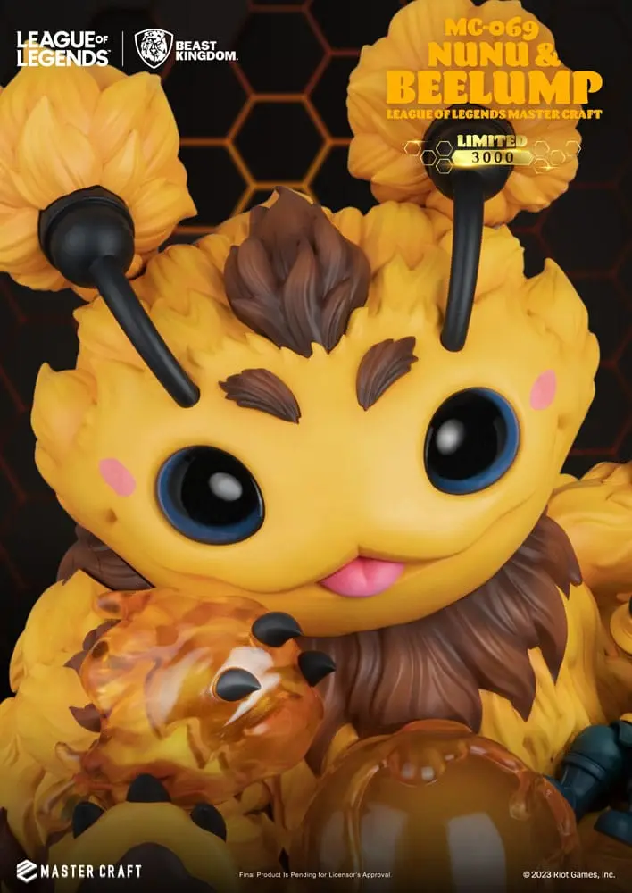 League of Legends Master Craft Nunu &amp; Beelump szobor figura 35 cm termékfotó