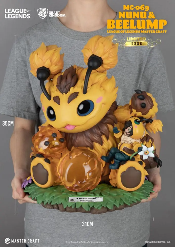 League of Legends Master Craft Nunu &amp; Beelump szobor figura 35 cm termékfotó