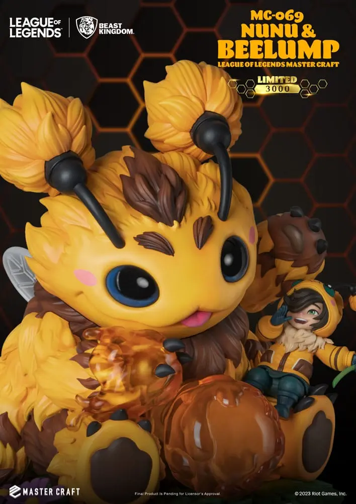 League of Legends Master Craft Nunu &amp; Beelump szobor figura 35 cm termékfotó