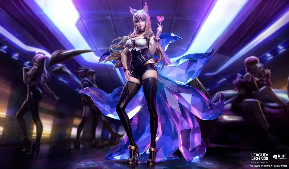League of Legends PVC szobor figura 1/7 Ahri 24 cm termékfotó