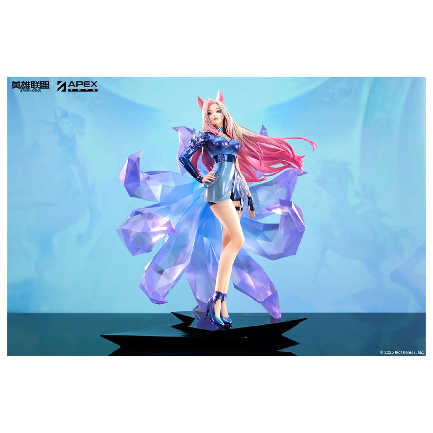 League of Legends PVC szobor figura 1/7 K/DA ALL OUT Ahri 27 cm termékfotó