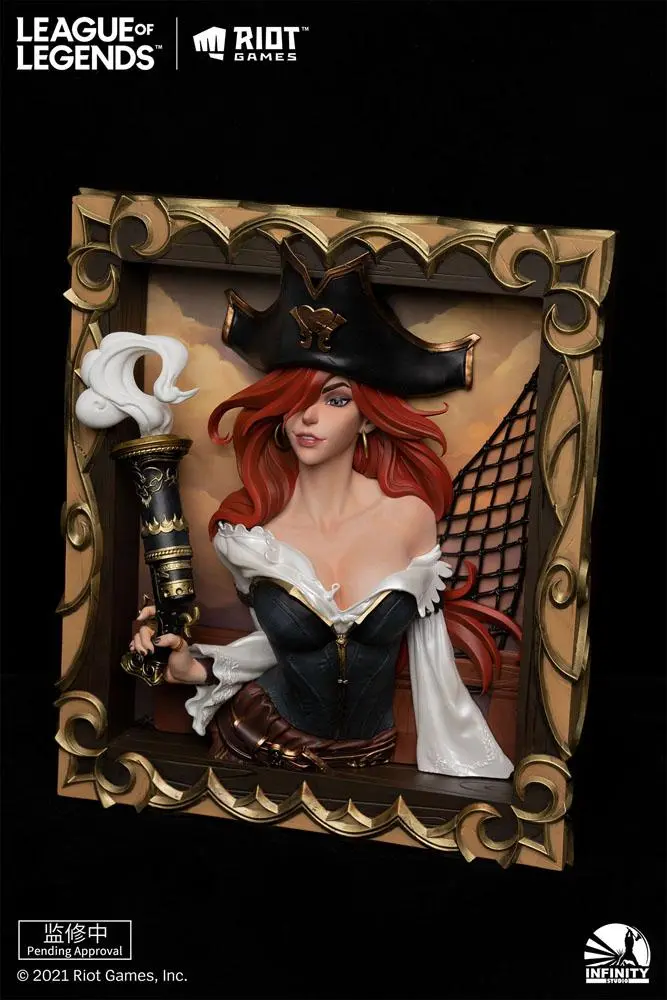 League of Legends PVC 3D Photo Frame The Bounty Hunter-Miss Fortune termékfotó