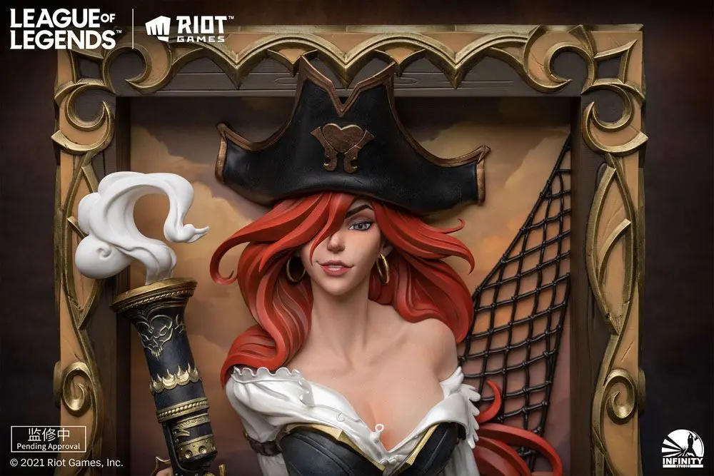 League of Legends PVC 3D Photo Frame The Bounty Hunter-Miss Fortune termékfotó