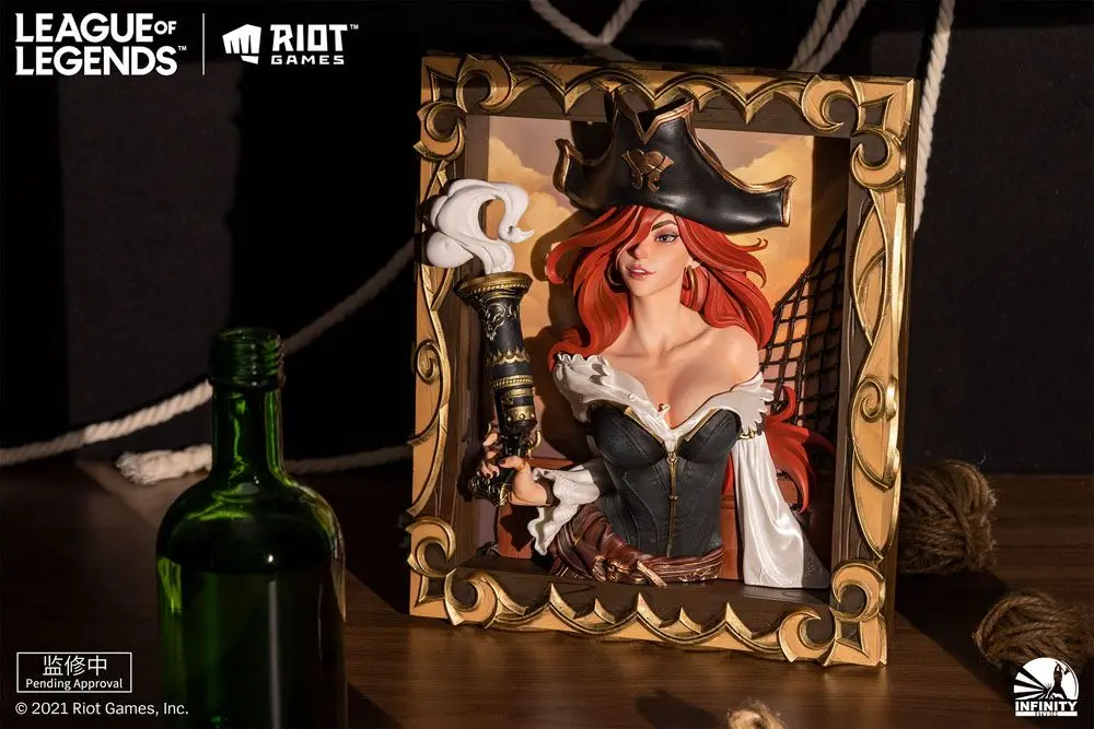 League of Legends PVC 3D Photo Frame The Bounty Hunter-Miss Fortune termékfotó