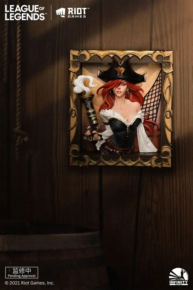 League of Legends PVC 3D Photo Frame The Bounty Hunter-Miss Fortune termékfotó