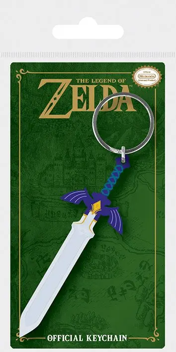 Legend of Zelda gumis kulcstartó Master Sword 6 cm termékfotó