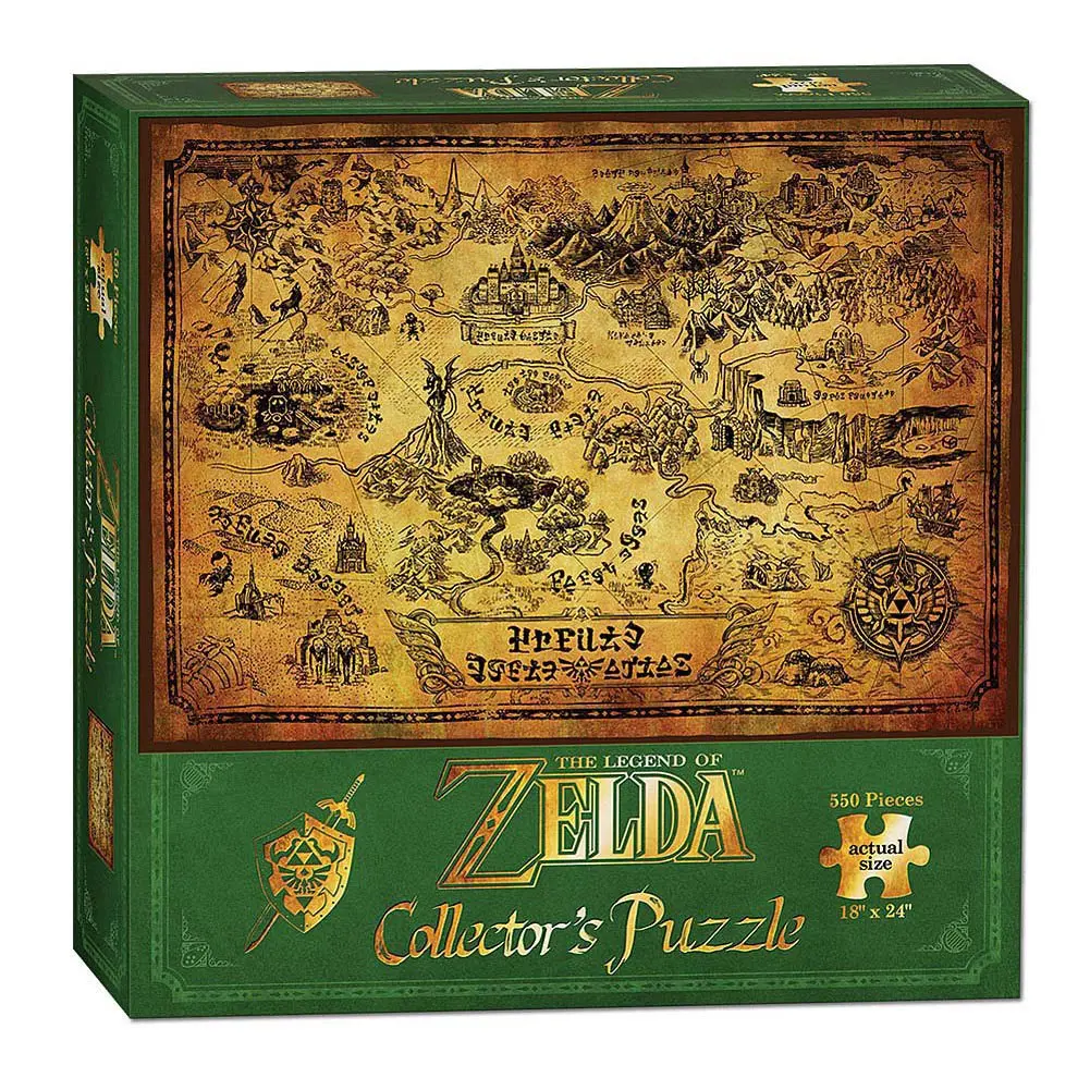 Legend of Zelda Hyrule Map puzzle termékfotó