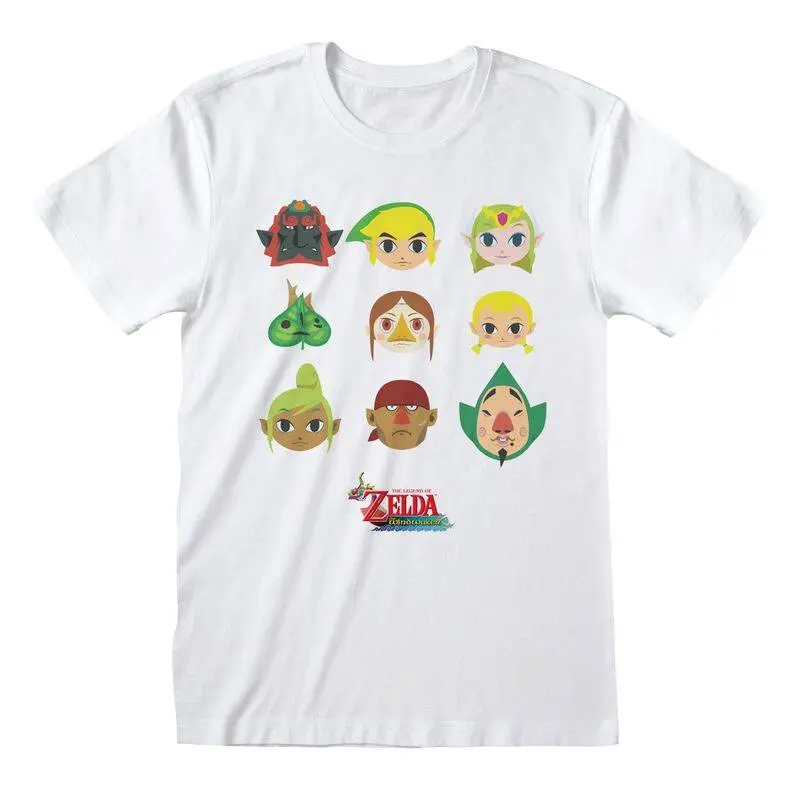 Legend of Zelda Wind Waker Faces póló termékfotó