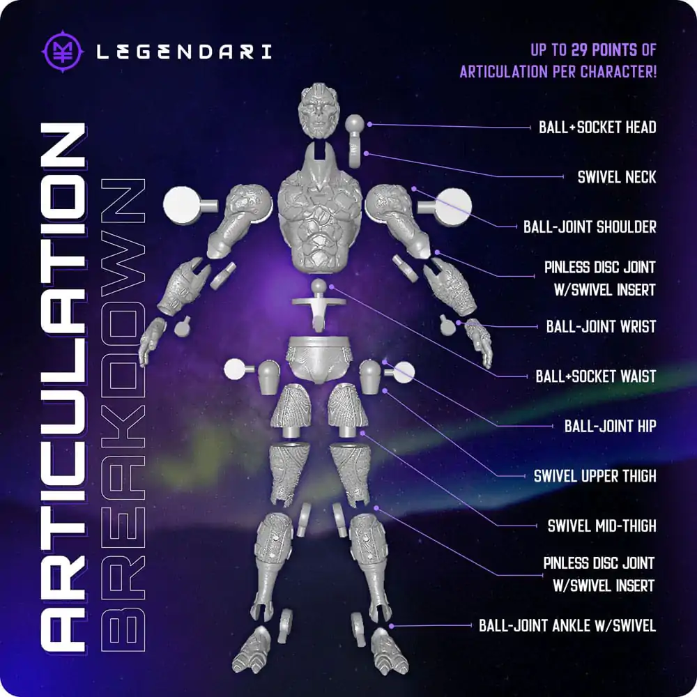 Legendari 1/10 Arcturus akciófigura 18 cm termékfotó