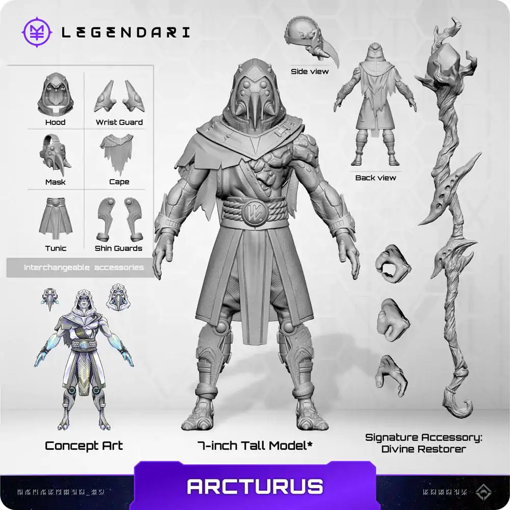 Legendari 1/10 Arcturus akciófigura 18 cm termékfotó