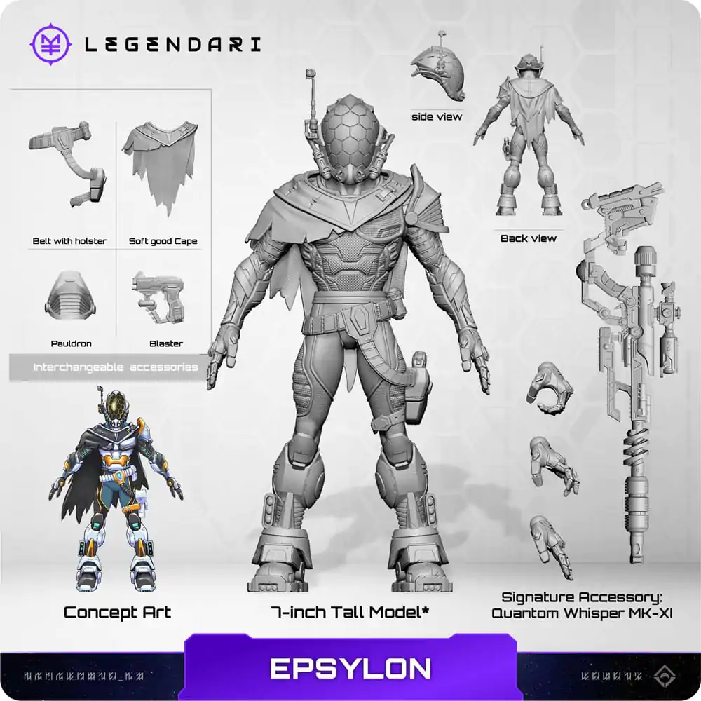 Legendari 1/10 Epsylon akciófigura 18 cm termékfotó