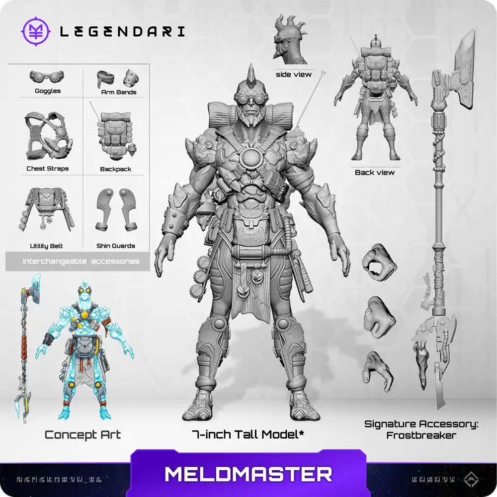 Legendari 1/10 Meld Master akciófigura 18 cm termékfotó