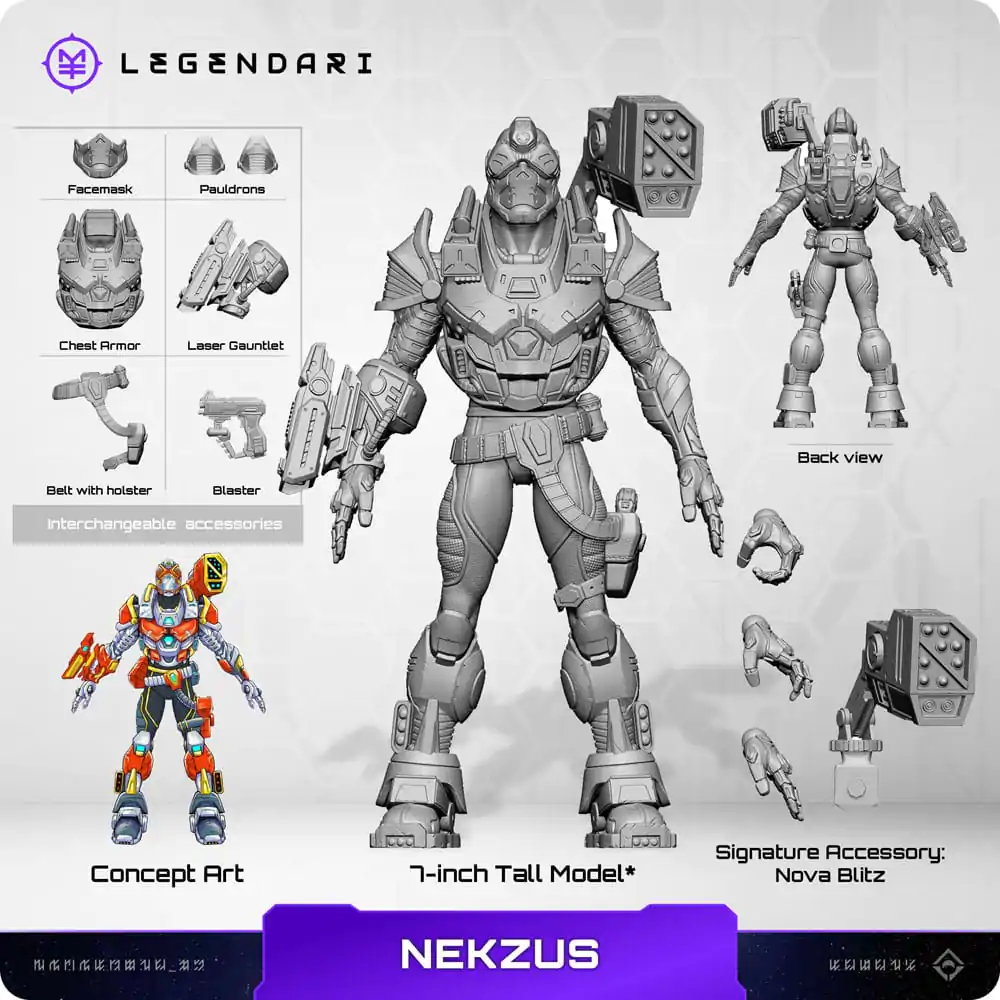 Legendari 1/10 Nekzus akciófigura 18 cm termékfotó