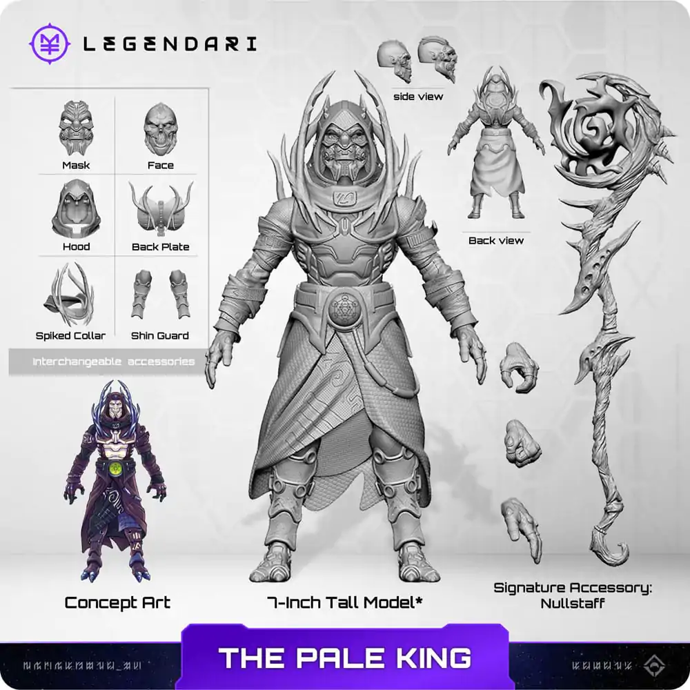 Legendari 1/10 Pale King akciófigura 18 cm termékfotó