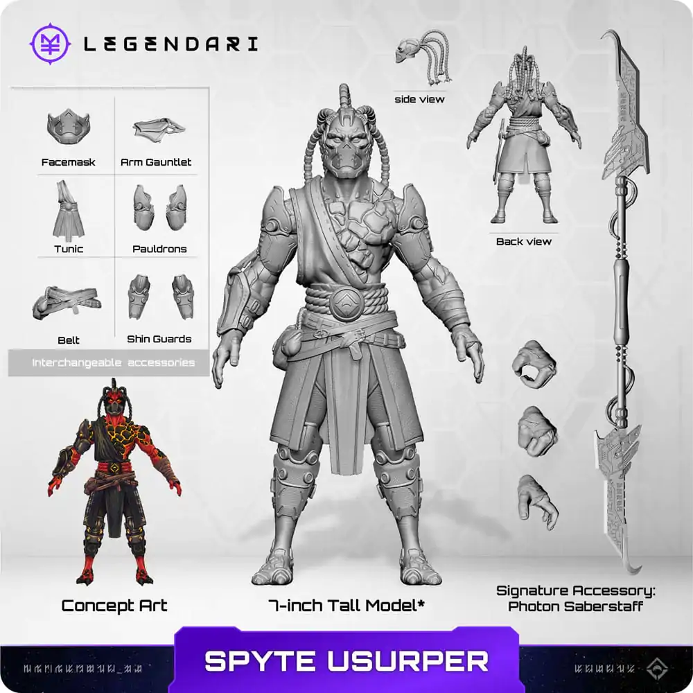 Legendari 1/10 Spyte Usurper akciófigura 18 cm termékfotó