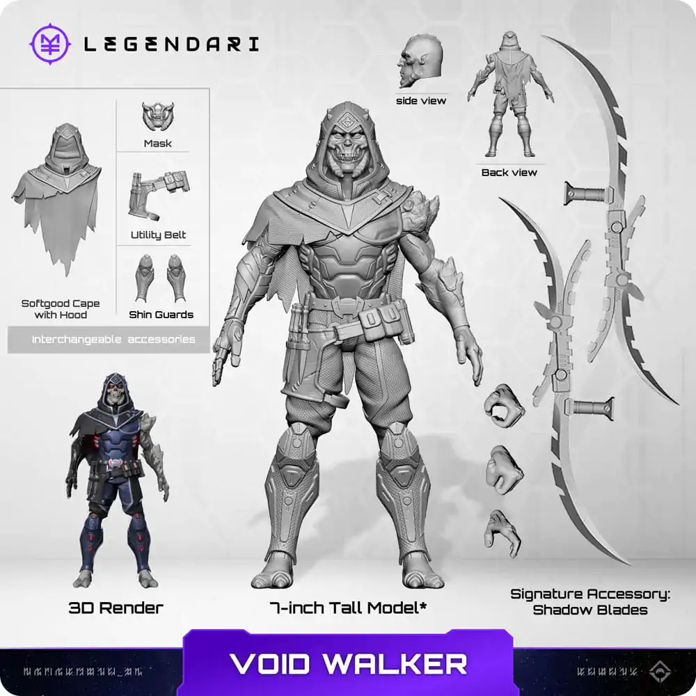 Legendari 1/10 Voidwalker akciófigura 18 cm termékfotó