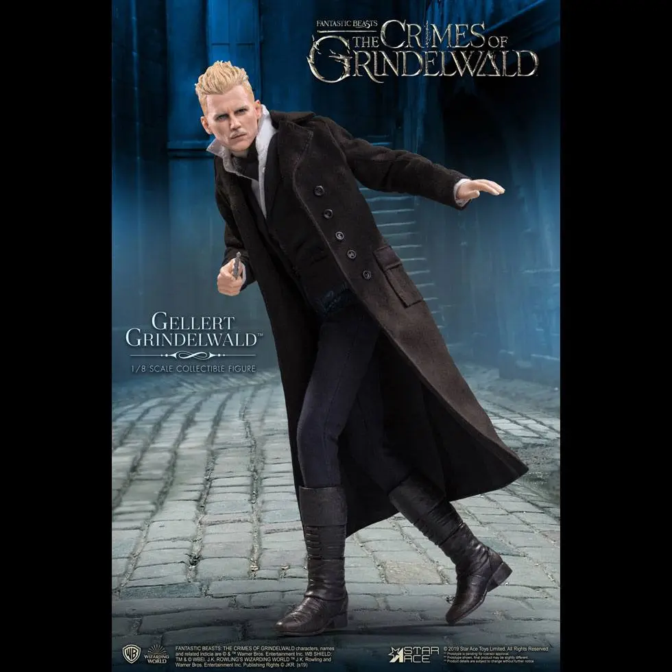 Legendás állatok és megfigyelésük 2 Real Master Series 1/8 Gellert Grindelwald akciófigura 23 cm termékfotó