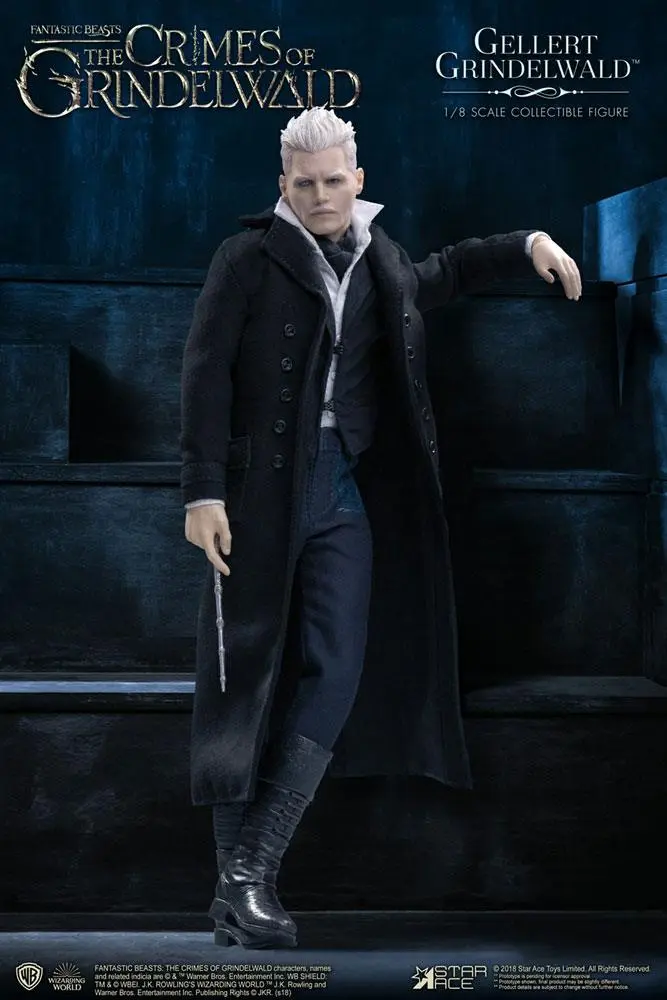 Legendás állatok és megfigyelésük 2 Real Master Series 1/8 Gellert Grindelwald akciófigura 23 cm termékfotó