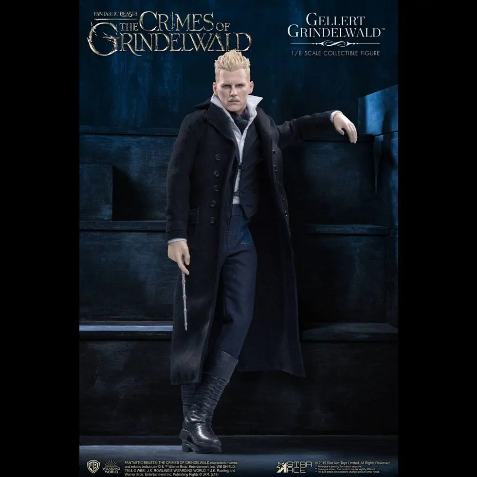 Legendás állatok és megfigyelésük 2 Real Master Series 1/8 Gellert Grindelwald akciófigura 23 cm termékfotó